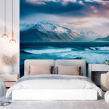 Tapeta z majestatycznymi falami oceanu