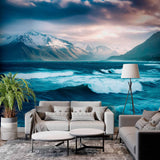 Tapeta z majestatycznymi falami oceanu