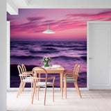 Spokojna Wieczorna Tapeta Morska