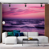 Spokojna Wieczorna Tapeta Morska