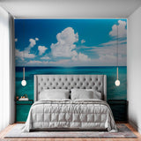 Nieskończony Niebieski Ocean Tapeta