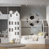 Naklejka dla dzieci Dzień meczu piłki nożnej Piłka nożna Tapeta dla dzieci