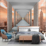 Tapeta z widokiem na miejską panoramę