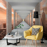 Tapeta z widokiem na miejską panoramę