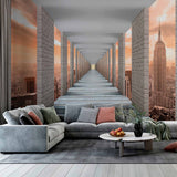 Tapeta z widokiem na miejską panoramę