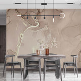 Beżowa fototapeta w płynie Aqva Art Błyszcząca abstrakcyjna tapeta