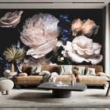 Tapeta z 3D wyciętym wzorem kwiatu