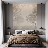 Tapeta z 3D wyciętym wzorem kwiatu