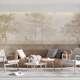 Tapeta z 3D wyciętym wzorem kwiatu