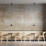 Tapeta z 3D wyciętym wzorem kwiatu