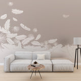 Tapeta z 3D wyciętym wzorem kwiatu