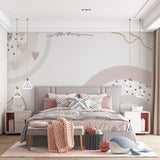 Tapeta z 3D wyciętym wzorem kwiatu