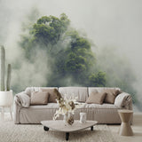 Tapeta z 3D wyciętym wzorem kwiatu