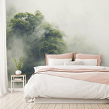 Tapeta z 3D wyciętym wzorem kwiatu