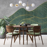 Tapeta z 3D wyciętym wzorem kwiatu