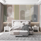 Tapeta z 3D wyciętym wzorem kwiatu