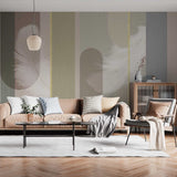 Tapeta z 3D wyciętym wzorem kwiatu