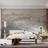 Tapeta z 3D wyciętym wzorem kwiatu