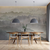 Tapeta z 3D wyciętym wzorem kwiatu