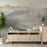 Tapeta z 3D wyciętym wzorem kwiatu