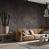 Tapeta z 3D wyciętym wzorem kwiatu