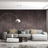 Tapeta z 3D wyciętym wzorem kwiatu