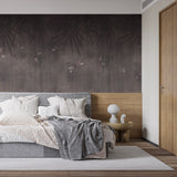 Tapeta z 3D wyciętym wzorem kwiatu