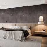 Tapeta z 3D wyciętym wzorem kwiatu