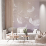 Tapeta z 3D wyciętym wzorem kwiatu