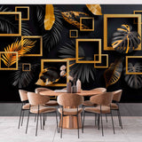 Tapeta z luksusowymi tropikalnymi liśćmi