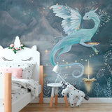 Fascynująca Tapeta z Muralem Smoka