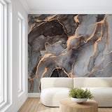 Tapeta z 3D wyciętym wzorem kwiatu