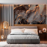 Tapeta z 3D wyciętym wzorem kwiatu