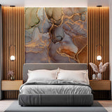 Tapeta z 3D wyciętym wzorem kwiatu