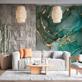 Tapeta z 3D wyciętym wzorem kwiatu