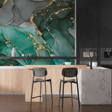 Tapeta z 3D wyciętym wzorem kwiatu