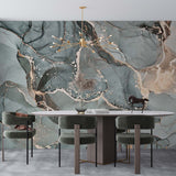 Tapeta z 3D wyciętym wzorem kwiatu