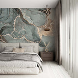 Tapeta z 3D wyciętym wzorem kwiatu