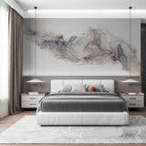 Tapeta z 3D wyciętym wzorem kwiatu