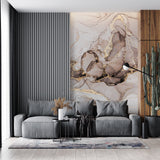 Tapeta z 3D wyciętym wzorem kwiatu