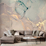 Tapeta z 3D wyciętym wzorem kwiatu