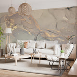 Tapeta z 3D wyciętym wzorem kwiatu