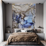 Tapeta z 3D wyciętym wzorem kwiatu