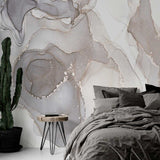 Tapeta z 3D wyciętym wzorem kwiatu