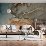 Tapeta z 3D wyciętym wzorem kwiatu