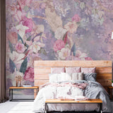 Tapeta z vintage kwiatowym bukietem