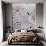 Tapeta z 3D wyciętym wzorem kwiatu