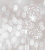 Tapeta z delikatnym blaskiem dmuchawca