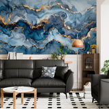 Tapeta z 3D wyciętym wzorem kwiatu