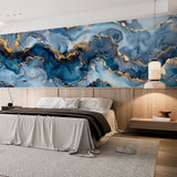 Tapeta z 3D wyciętym wzorem kwiatu